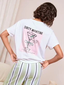 Friends Like These Pyjama Martini Rayure Manches courtes Hot