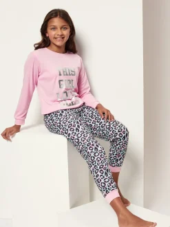 Harry Bear Pyjama leopard à slogan New