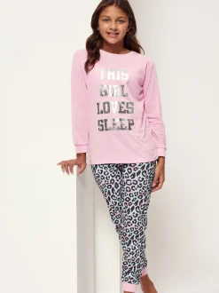 Harry Bear Pyjama leopard à slogan New