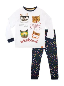 Harry Bear Pyjama motif chats Discount