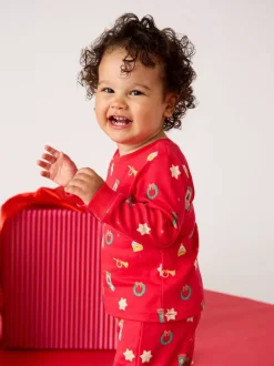 Jojo Maman Bébé Pyjama Noël imprimé en jersey Sale