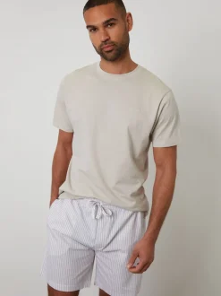 Threadbare Pyjama rayé à manches courtes Lot de 2 pyjamas Sale