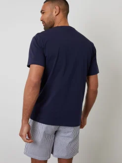 Threadbare Pyjama rayé à manches courtes Lot de 2 pyjamas Sale