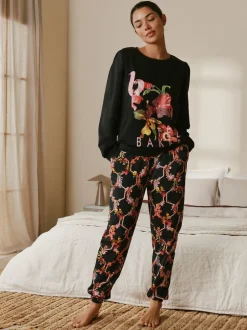 B by Ted Baker Pyjamas noirs fleuris Outlet