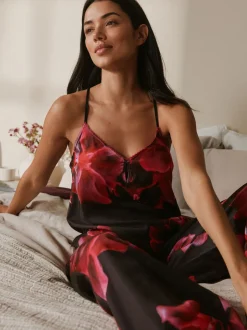 B by Ted Baker Pyjamas violet en satin fleuri Discount