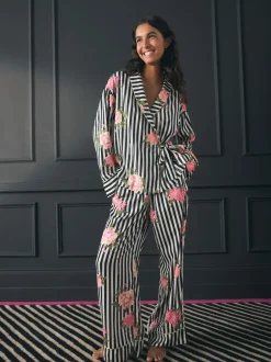 Rockett St George Pyjamas Flower Power à nouer sur le côté Discount