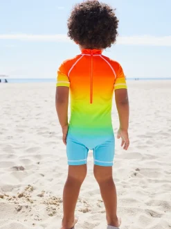 Next Rainbow Dip Dye - Maillot de bain Sunsafe All-In-One (3mths-7yrs)