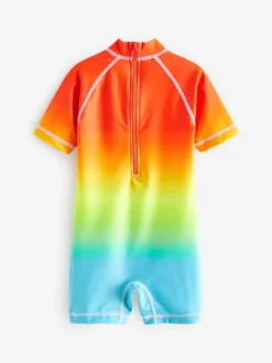 Next Rainbow Dip Dye - Maillot de bain Sunsafe All-In-One (3mths-7yrs)