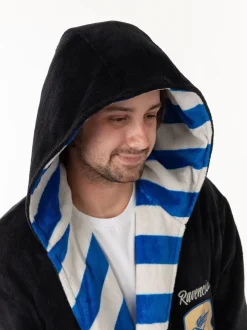 Vanilla Underground Ravenclaw noir/bleu - Peignoir Harry Potter à capuche Sale