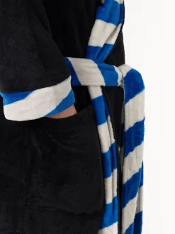 Vanilla Underground Ravenclaw noir/bleu - Peignoir Harry Potter à capuche Sale