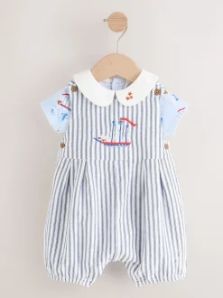 Next Rayé bleu - Salopette bébé 100% coton Cath Kidston Online