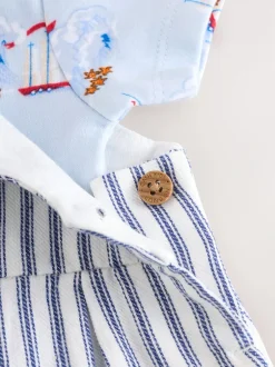 Next Rayé bleu - Salopette bébé 100% coton Cath Kidston Online