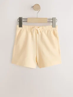 Next Rayé pastel Jaune et pastel sauge Vert - Lot de 3 shorts texturés (3mois à7ans) Hot