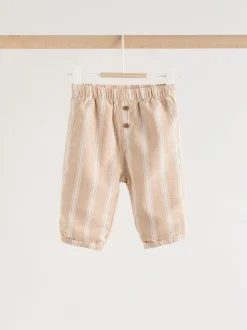 Next Rayure blanche/orange - Ensemble chemise et pantalon bébé (0mois-3ans) Clearance