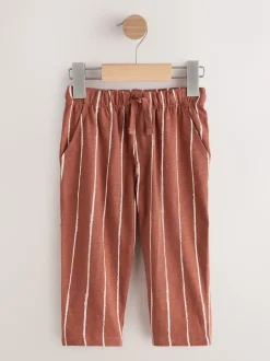 Next Rayure rouille Fauve Marron et Gris - Pack de Joggings Rayure 3 (3mois-7ans) Outlet