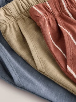 Next Rayure rouille Fauve Marron et Gris - Pack de Joggings Rayure 3 (3mois-7ans) Outlet