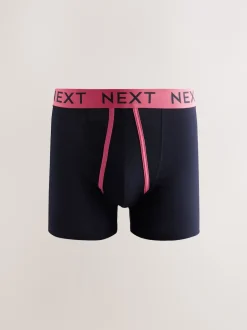 Next - Lot de 10 - Boxers avec ouverture sur le devant Rayures à pois pop bleu marine Online
