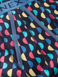 Next - Lot de 10 - Boxers avec ouverture sur le devant Rayures à pois pop bleu marine Online