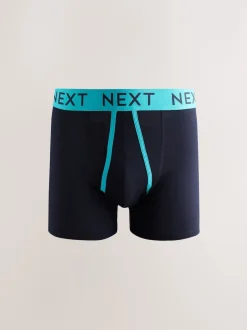 Next - Lot de 10 - Boxers avec ouverture sur le devant Rayures à pois pop bleu marine Online