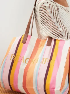 Next Rayures multiples - Sac de plage Clearance