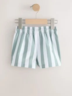 Next Rayures vertes et blanches - Short de bain imprimé (3mths-7yrs) Online