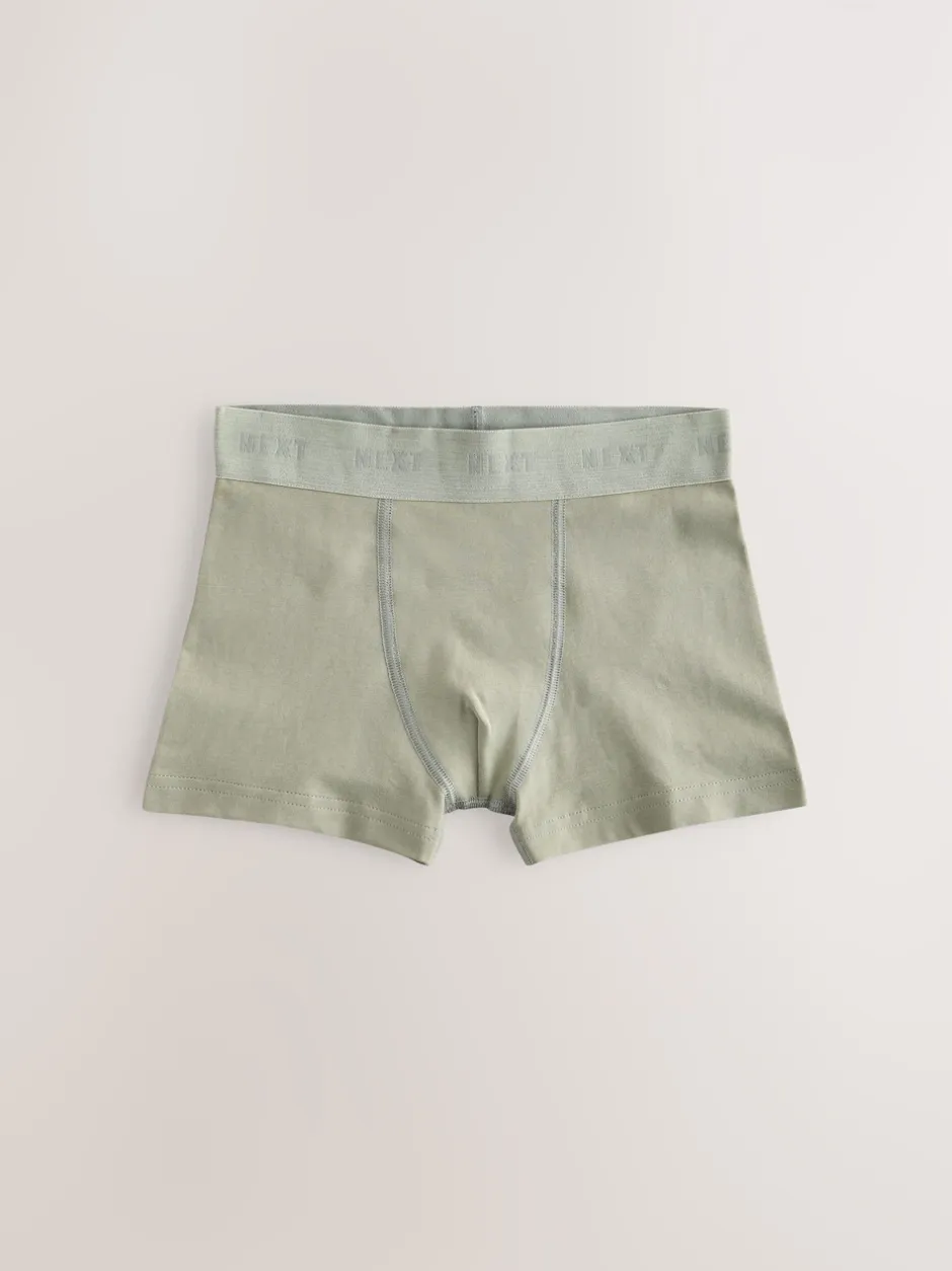 Next - Lot de 5 malles à motif junior (1.5-16ans) Rayures vertes/écrues Sale