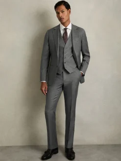 Reiss Aspire Coupe ajustée Wool Costume Gilet Discount