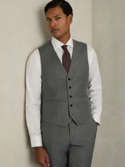 Reiss Aspire Coupe ajustée Wool Costume Gilet Discount