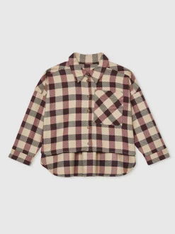 Reiss Chemises à carreaux surdimensionnées en tissu d'Elif Sale