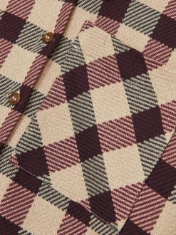 Reiss Chemises à carreaux surdimensionnées en tissu d'Elif Sale