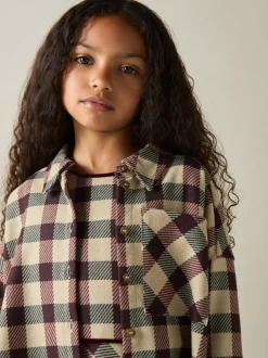 Reiss Chemises à carreaux surdimensionnées en tissu d'Elif New