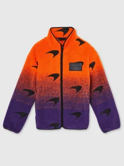 Reiss Drift Unisexe Fit McLaren F1 Team Ombré Fleece Veste Hot
