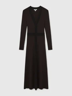 Reiss Laura Robe en maille Sale