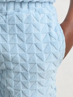 Reiss Piro Short texturé en tissu éponge Hot