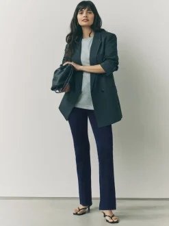 Next Rinçant denim - Leggings bootcut en jersey à carreaux Best