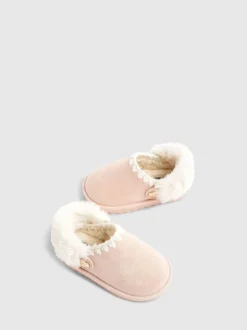 River Island chaussons Whipstch en fourrure