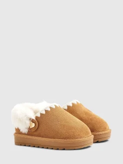 River Island chaussons Whipstch en fourrure Online