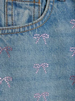 River Island Jean droit Bow Hotfix Clearance