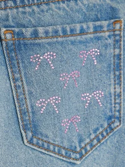 River Island Jean droit Bow Hotfix Clearance