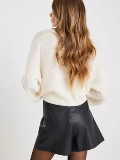 River Island Skort asymétrique en cuir faux Best