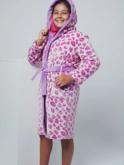 Harry Bear Robe de chambre imprimé léopard ROSE LÉOPARD AOP Hot