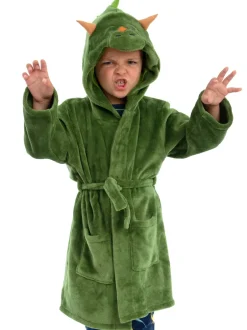 Harry Bear Robe de chambre en polaire dinosaure avec 3D cornes et pointes Discount