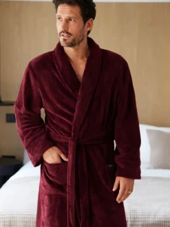 Savile Row Company Robe de chambre légère en polaire douce Best