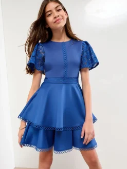 Lipsy Robe en dentelle à manches ange en occasion (5-16ans) Best