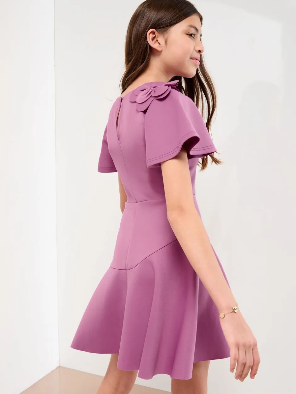 Lipsy Robe Scuba 3D Corsage (5-14ans) Discount