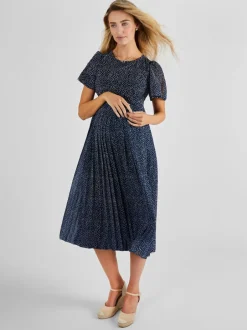 Jojo Maman Bébé Robe midi de maternité et d’allaitement à pois Hot