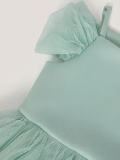 Monsoon Robe Scarlet en tulle à épaules dénudées Discount