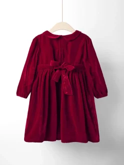 Jojo Maman Bébé Robes de fête en velours à taille smockée