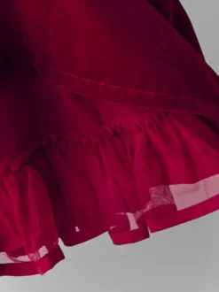 Jojo Maman Bébé Robes de fête en velours à taille smockée