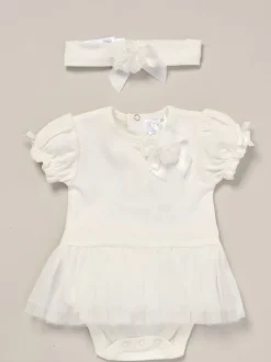 Rock-A-Bye Baby Boutique Ensemble body et bandeau rose avec ruban Best